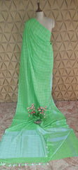 Trendy linen saree SILK ZONE