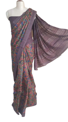 Pure Tussar Silk print saree
