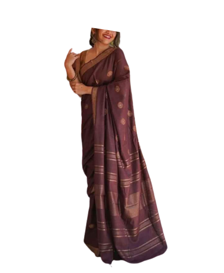 orgenza linen buta Saree silkzon