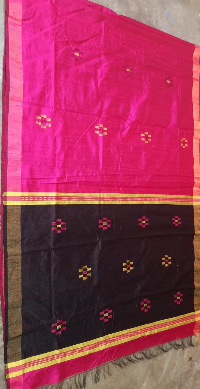 Tussar dupion silk Saree SILK ZONE