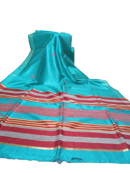 Tussar dupion silk saree SILK ZONE