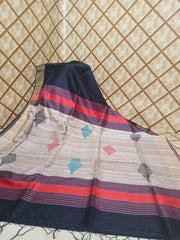 Tussar dupion silk Saree SILK ZONE