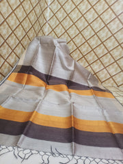 Tussar dupion silk Saree SILK ZONE