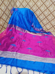 Tussar dupion silk Saree SILK ZONE