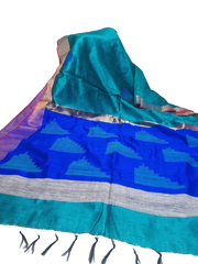 Tussar dupion silk saree SILK ZONE