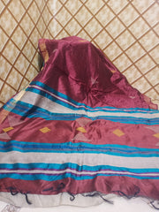 Tussar dupion silk Saree SILK ZONE