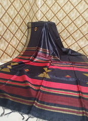 Tussar dupion silk saree SILK ZONE