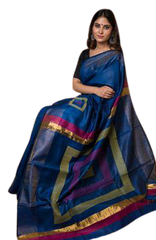 Tussar dupion silk saree SILK ZONE