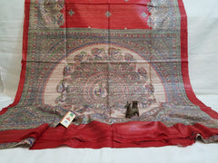 TUSSAR SILK PRINT SAREE