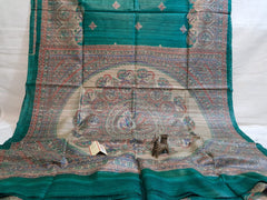 TUSSAR SILK PRINT SAREE