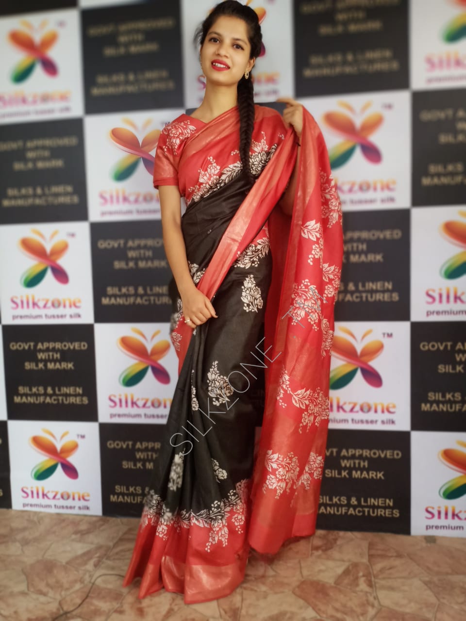Organza model saree SILK ZONE