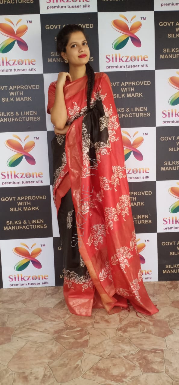 Organza model saree SILK ZONE