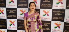 Pure Tussar Silk print saree