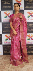 Pure Tussar Silk print saree