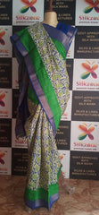 Pure Tussar Silk print saree