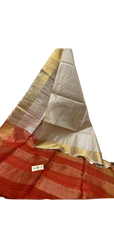 Pure Tussar Silk print saree