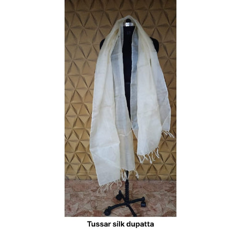 Tussar silk dupatta SILK ZONE