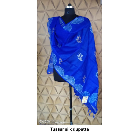 Tussar silk dupatta SILK ZONE