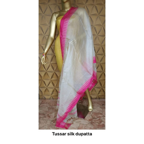 Tussar silk dupatta SILK ZONE