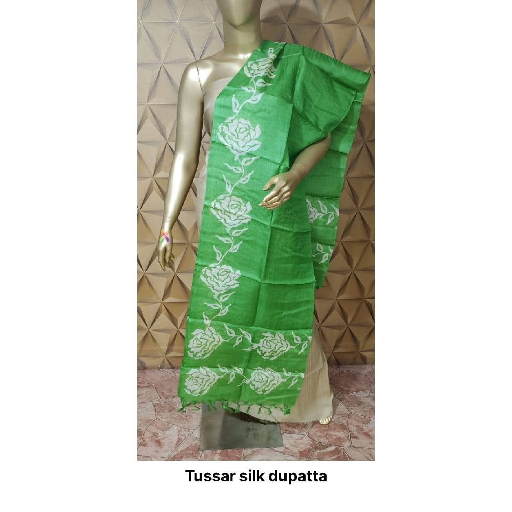 Tussar silk dupatta SILK ZONE