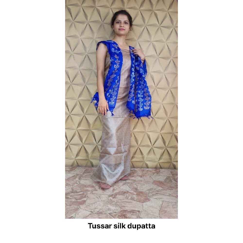 Tussar silk dupatta SILK ZONE