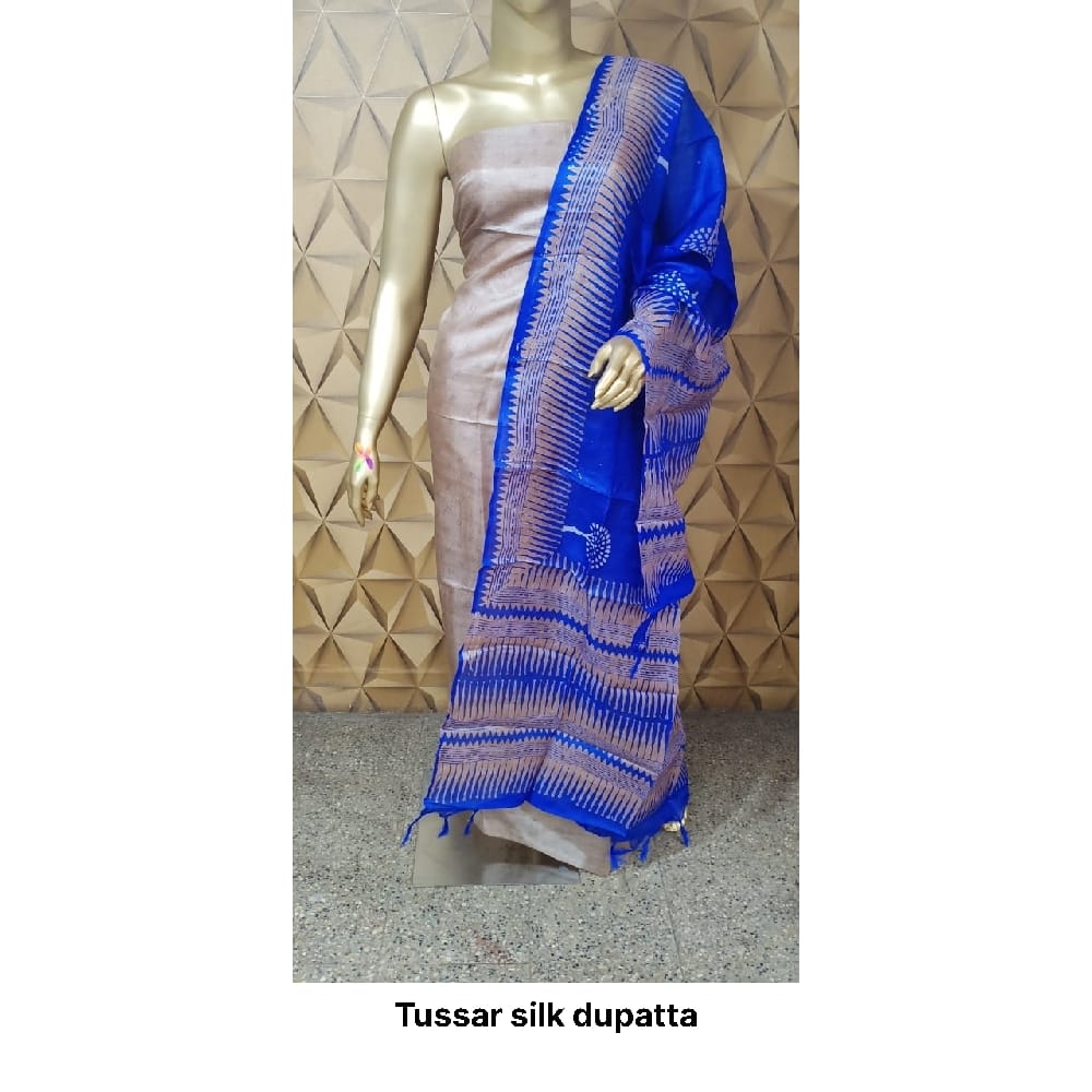 Tussar silk dupatta SILK ZONE