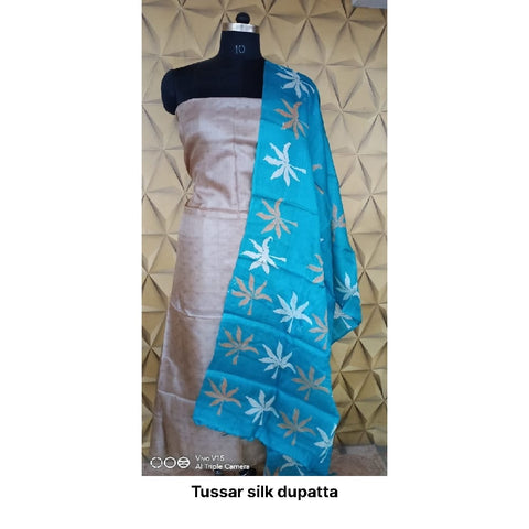 Tussar silk dupatta SILK ZONE