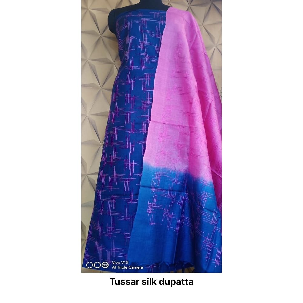 Tussar silk dupatta SILK ZONE