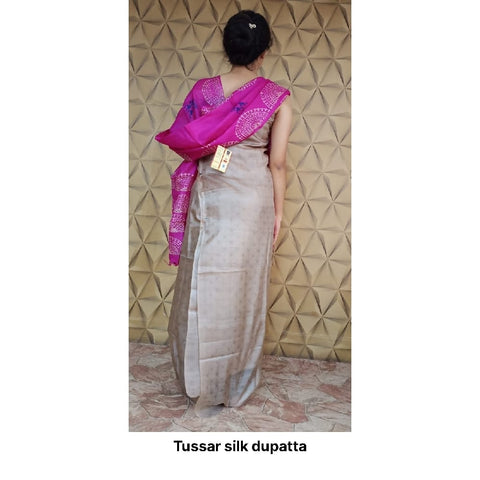 Tussar silk dupatta SILK ZONE