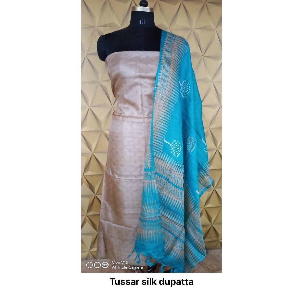 Tussar silk dupatta SILK ZONE