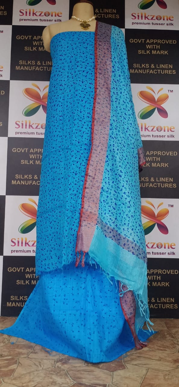 Linen printed suit SILK ZONE