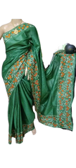 Pure Tussar Silk print saree