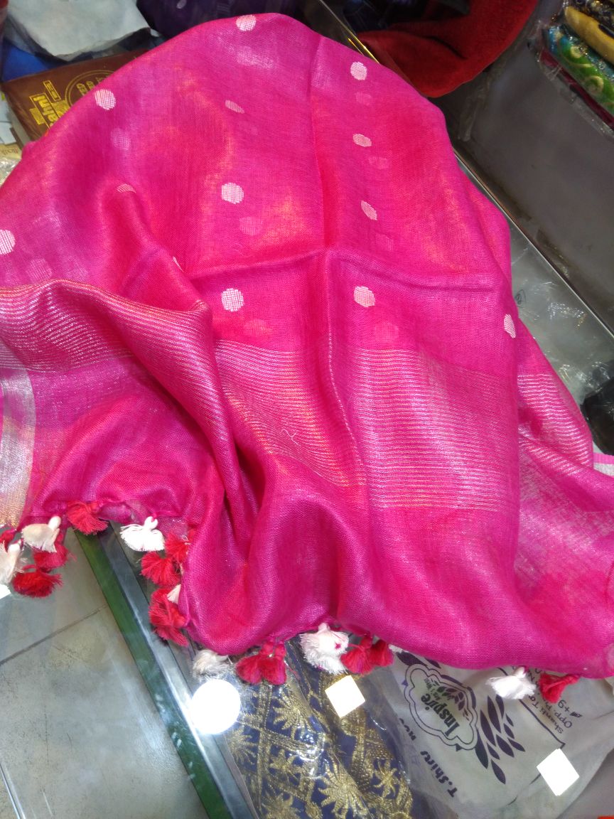 Linen kora buta dupatta SILK ZONE