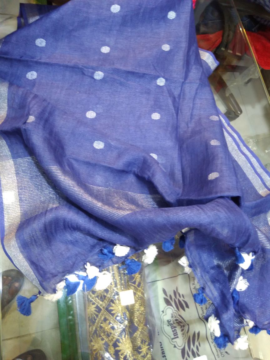 Linen kora buta dupatta SILK ZONE