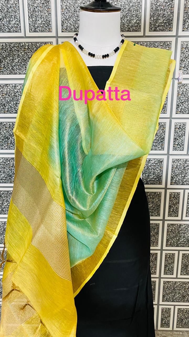 Tissue linen dupatta Express
