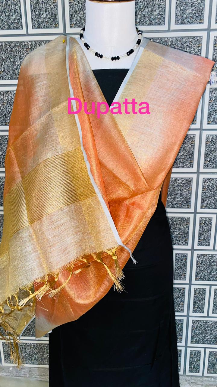Tissue linen dupatta Express