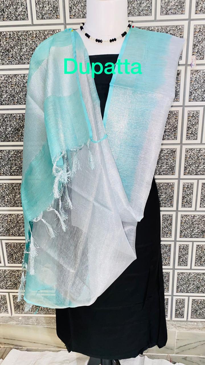 Tissue linen dupatta Express