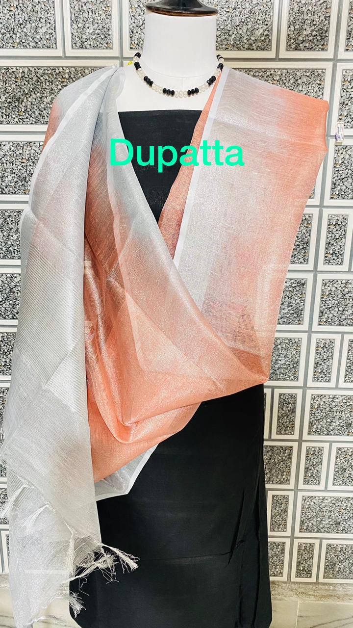 Tissue linen dupatta Express
