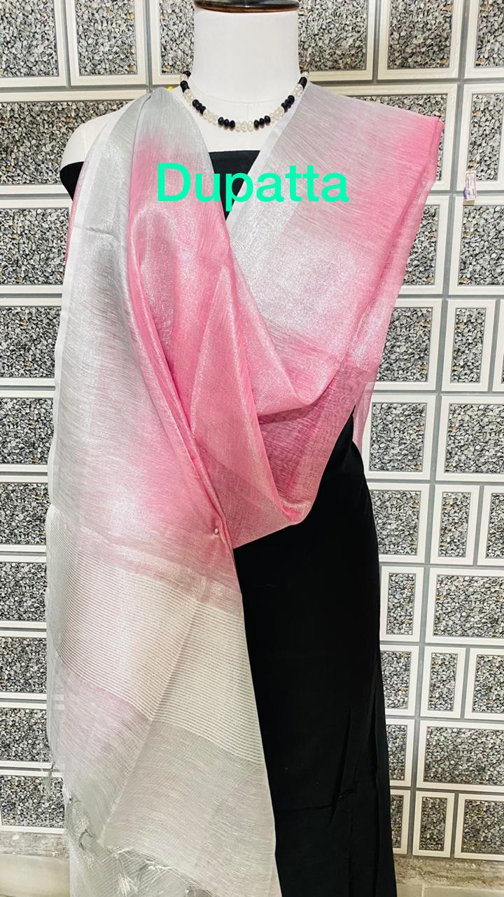 Tissue linen dupatta Express