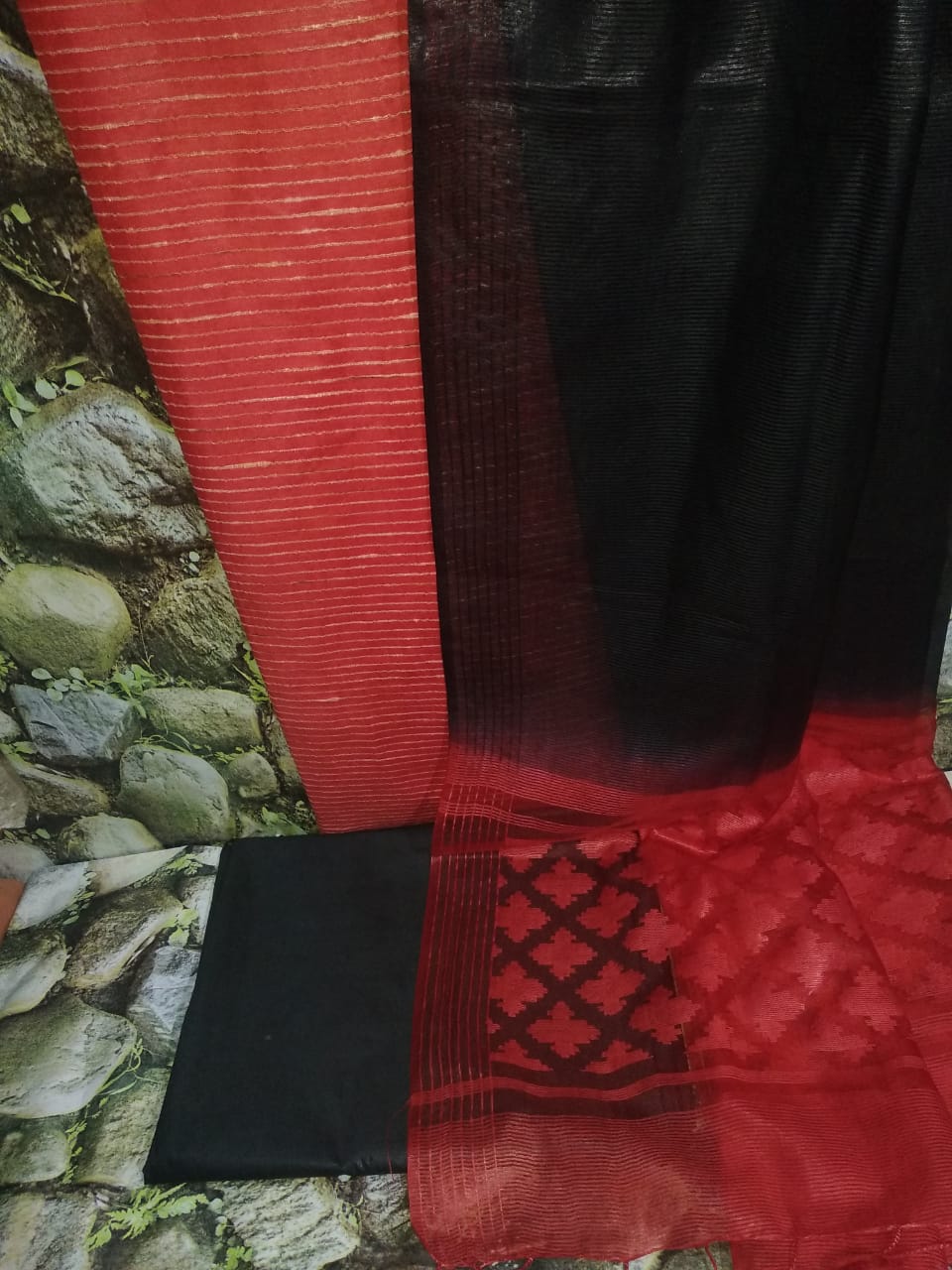 Soft silk cutwork suit linen world