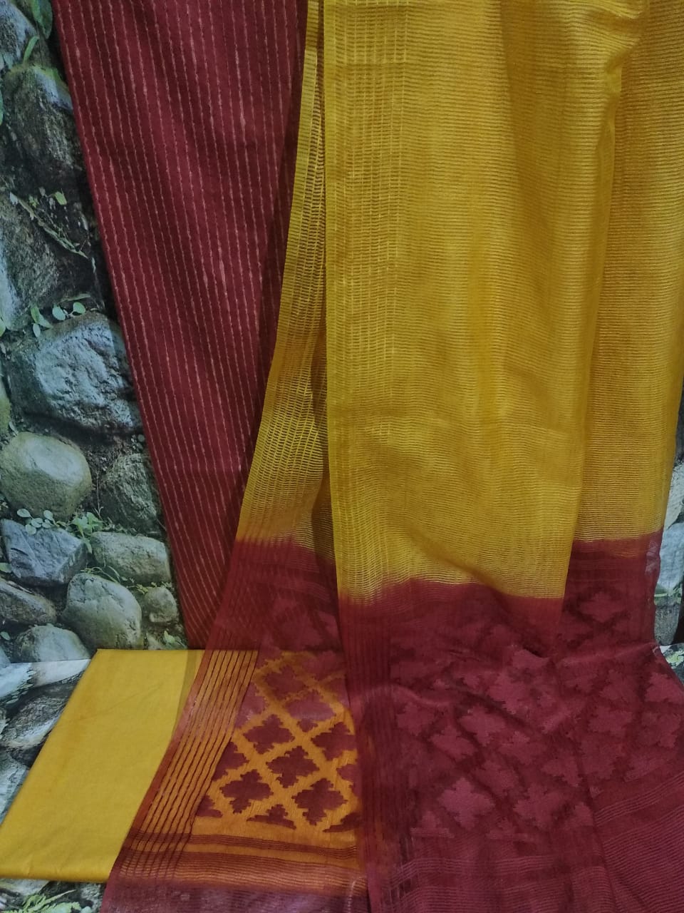 Soft silk cutwork suit linen world