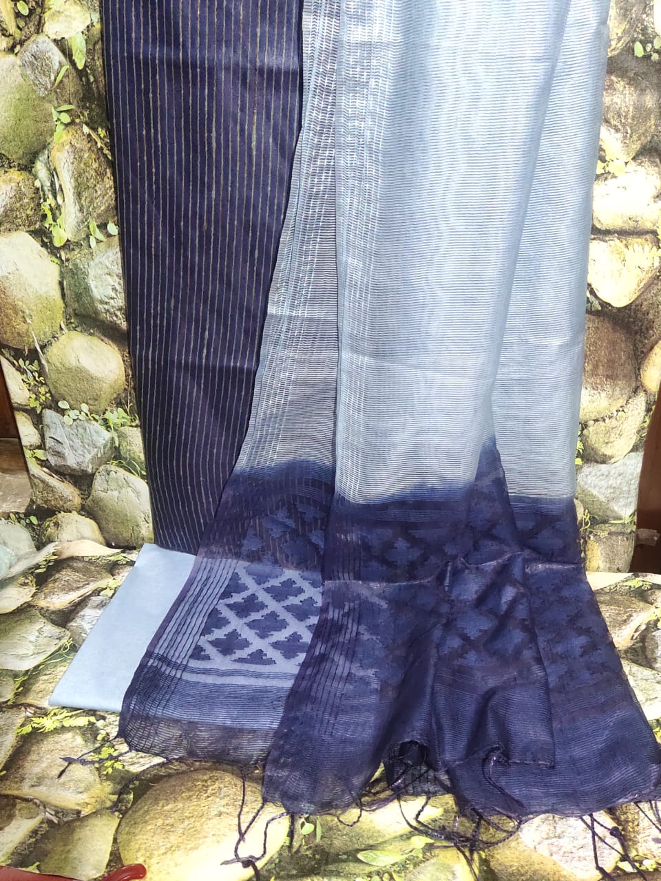 Soft silk cutwork suit linen world