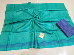 Tussar silk embroidery saree Dipak