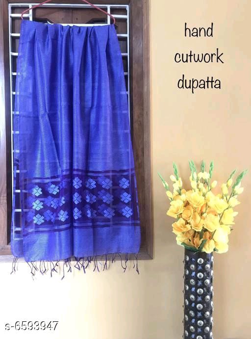 Soft silk fancy dupatta SILK ZONE