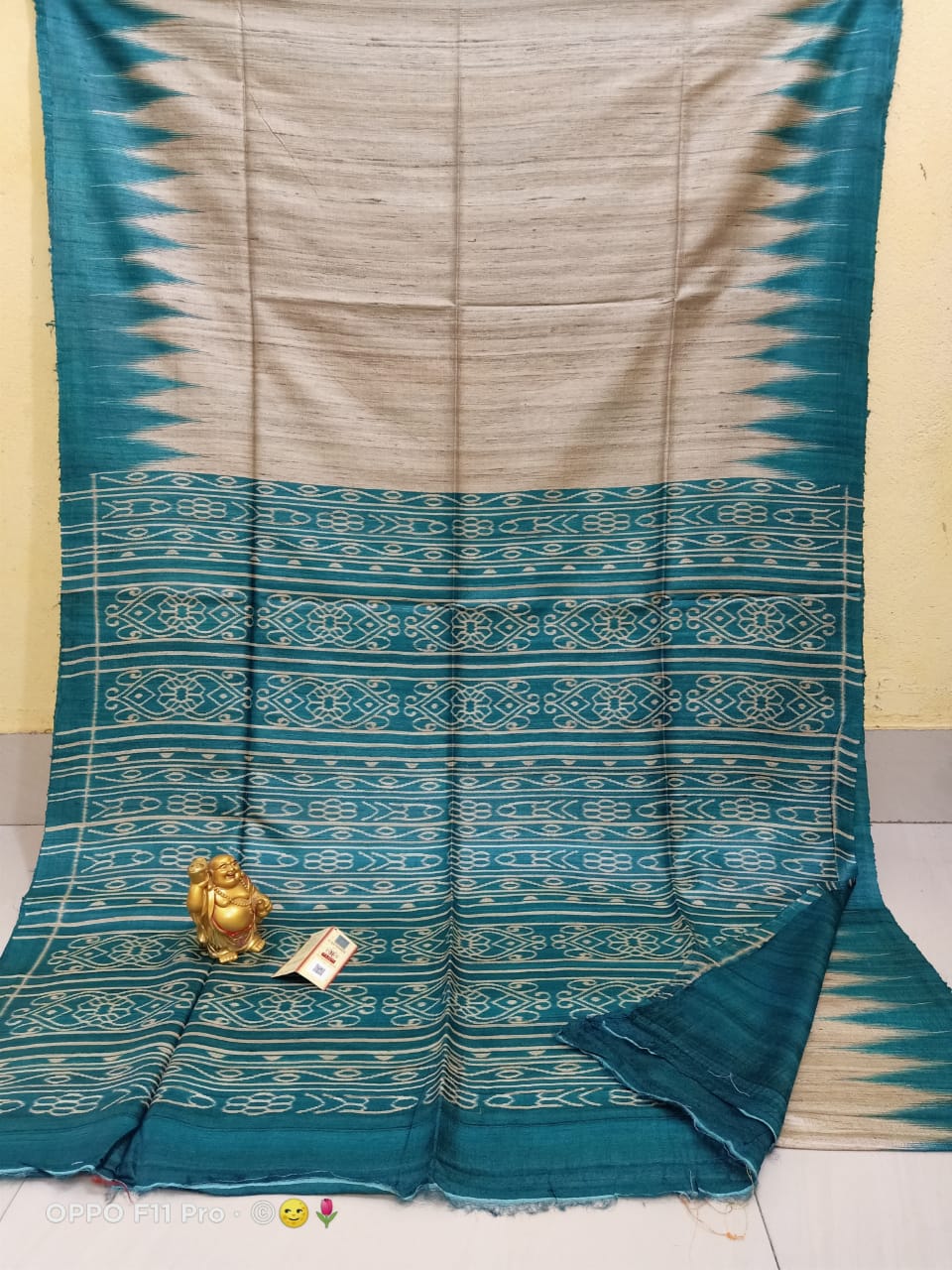 TUSSAR SILK PRINT SAREE