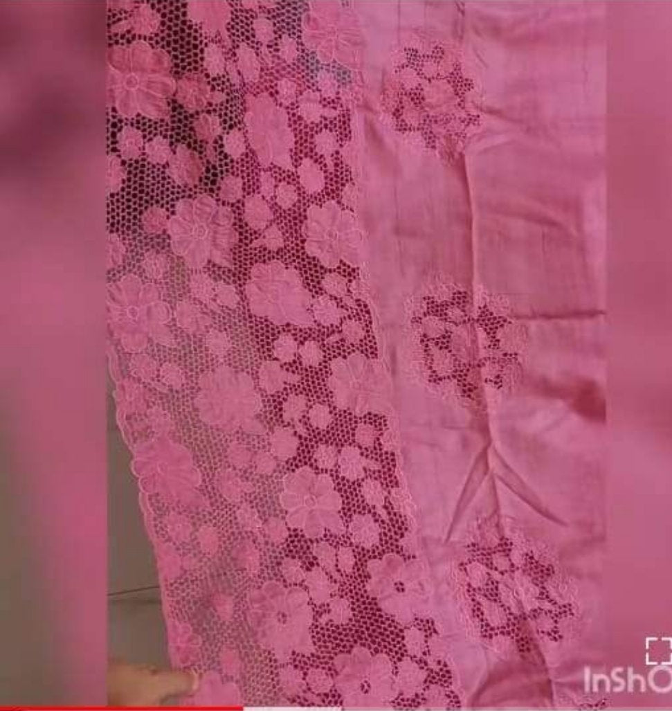 Tussar Silk Hand Cutwork Saree SILK ZONE