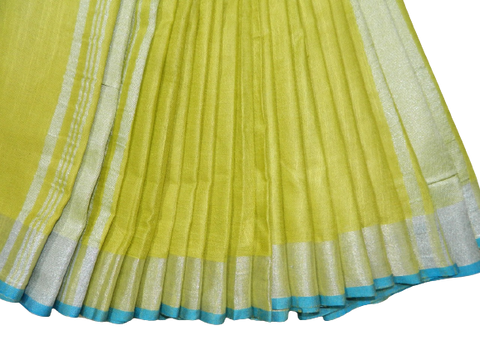 Khadi Linen Slub Saree INDIA SILK P.W.C.S. LTD