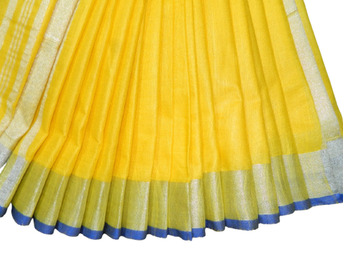 Khadi Linen Slub Saree INDIA SILK P.W.C.S. LTD