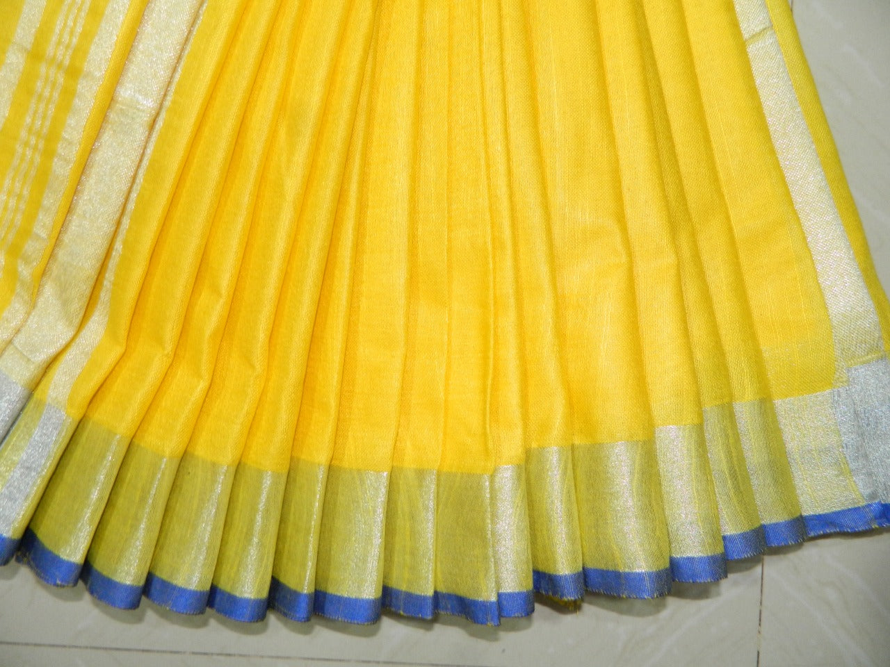 Khadi Linen Slub Saree INDIA SILK P.W.C.S. LTD