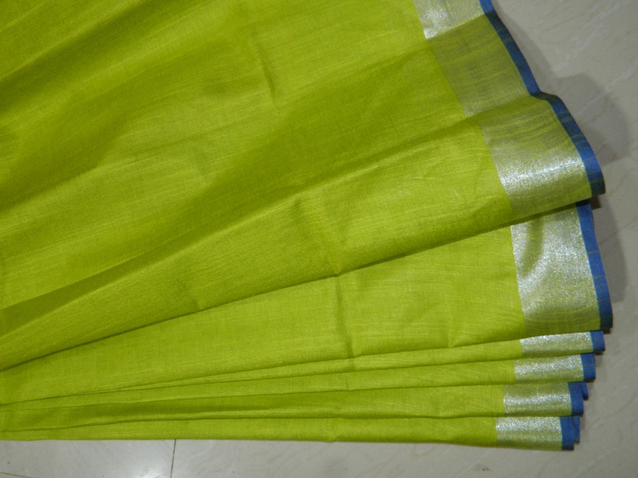 Khadi Linen Slub Saree INDIA SILK P.W.C.S. LTD